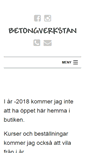 Mobile Screenshot of betongverkstan.se